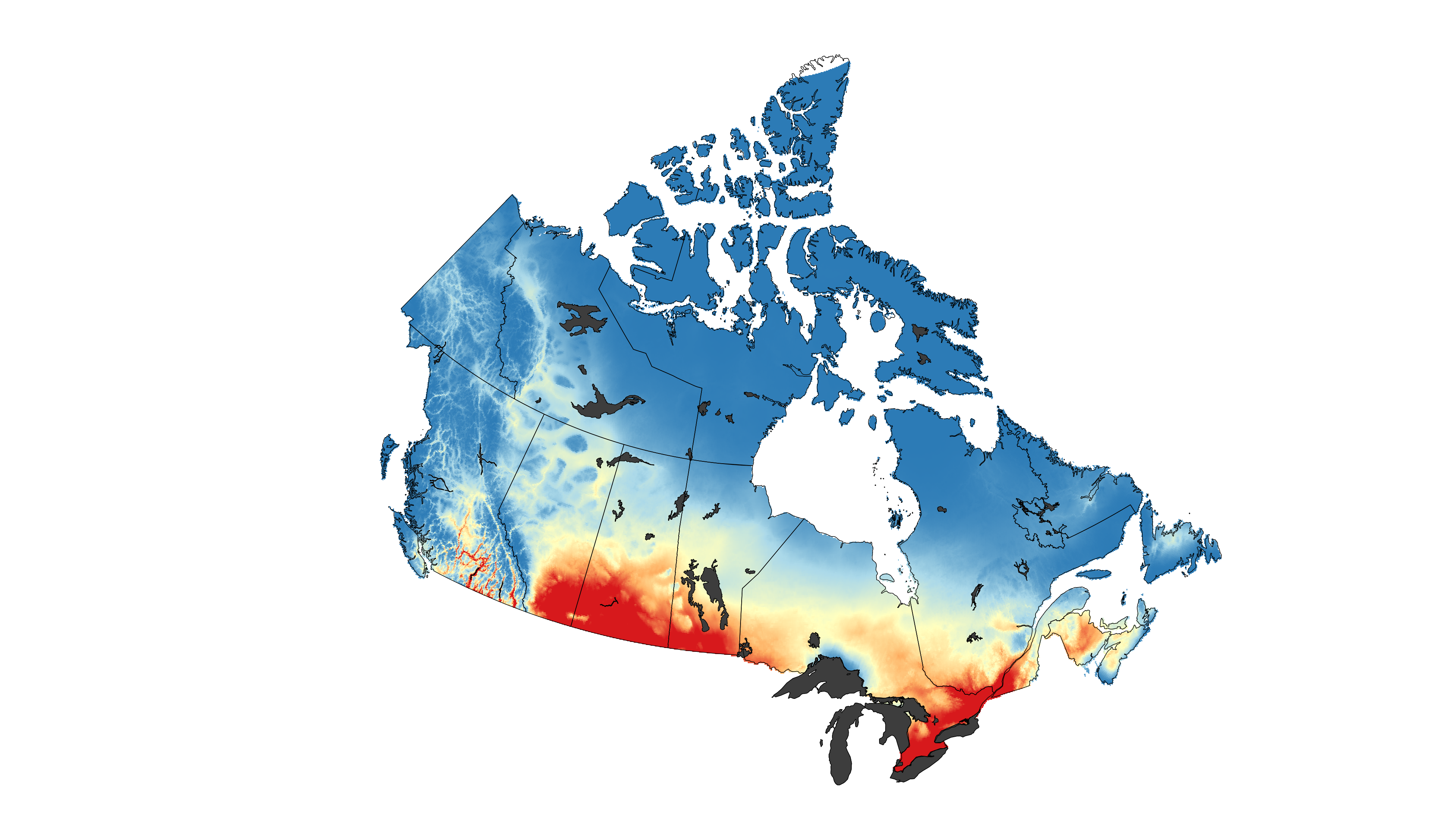 Urban Heat Island Effect Climate Atlas of Canada